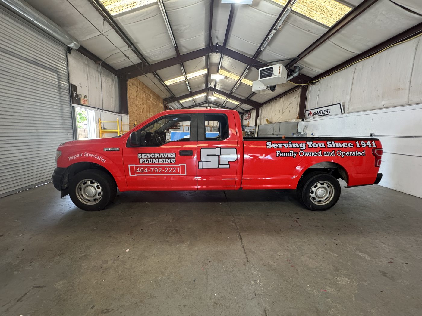 Installation work by 301 Graphics
